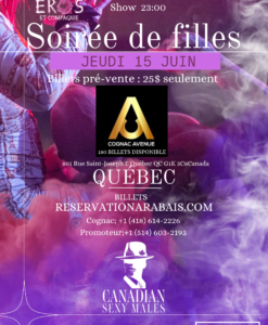 Soirée de filles / Bar cognac / Jeudi 15 Juin 2023