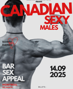 Canadian Sexy Males / Dimanche 14 septembre 2025 / Bar sex appeal