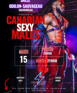 Canadian Sexy Males / 15 Mars 2025 / Salle Odilon-Sauvageau / Shawinigan