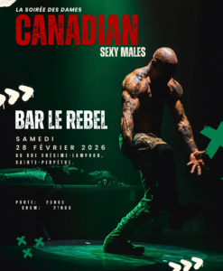 Canadian Sexy Males / 28 Février 2026 / Bar le Rebel