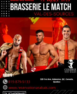 Canadian Sexy Males / Bar le match / Val-Des-Sources