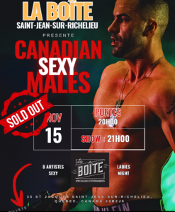 Canadian Sexy Males / Saint-Jean-Sur-Richelieu / 15 Novembre 2024